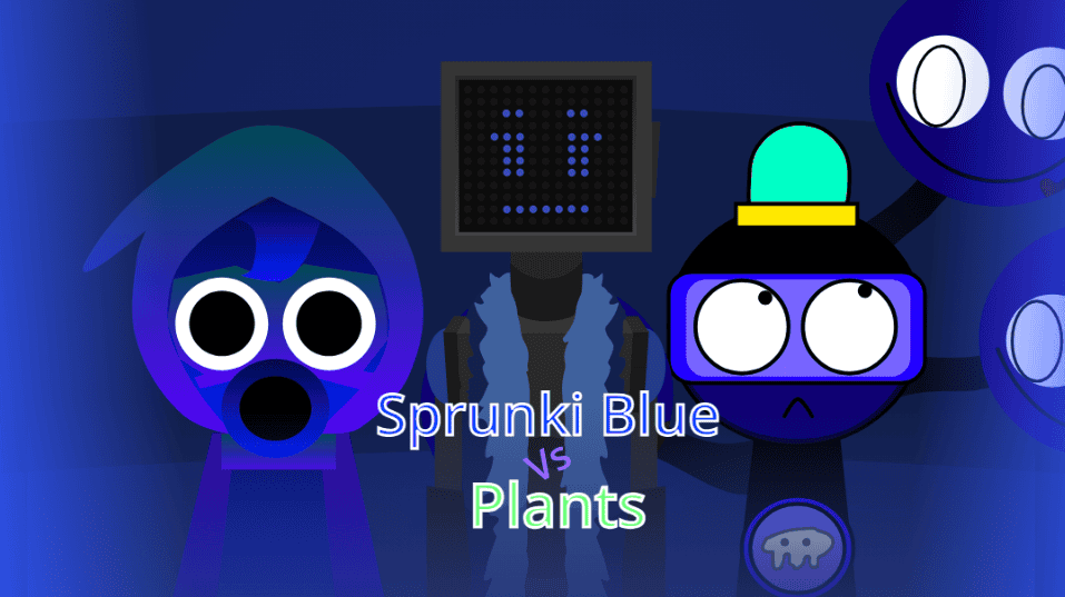 Plants vs Sprunki Blue