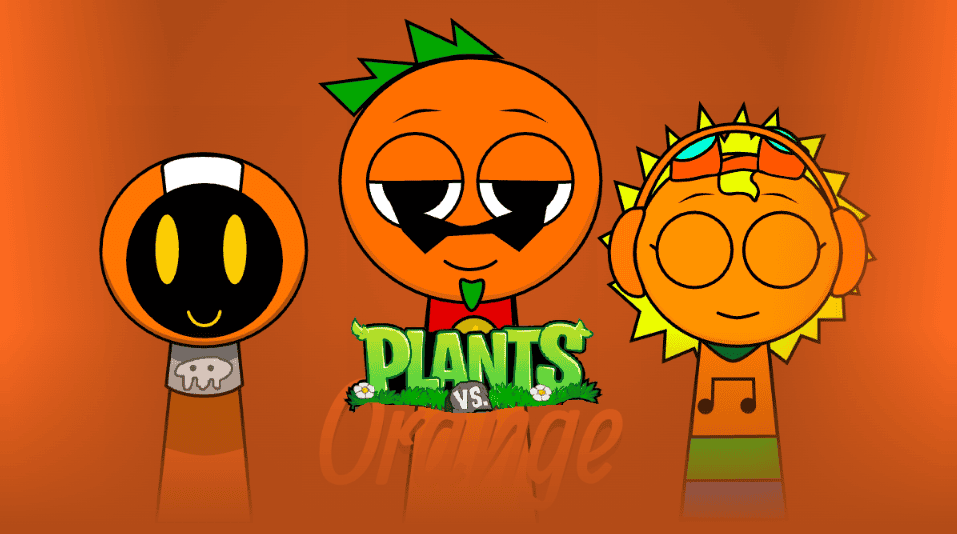 Sprunki Orange vs Plants